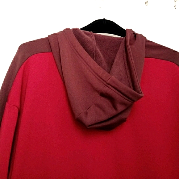 Nike Dri-Fit Color Block 1/4  Zip Fleece Hoodie Medium - Picture 7 of 8